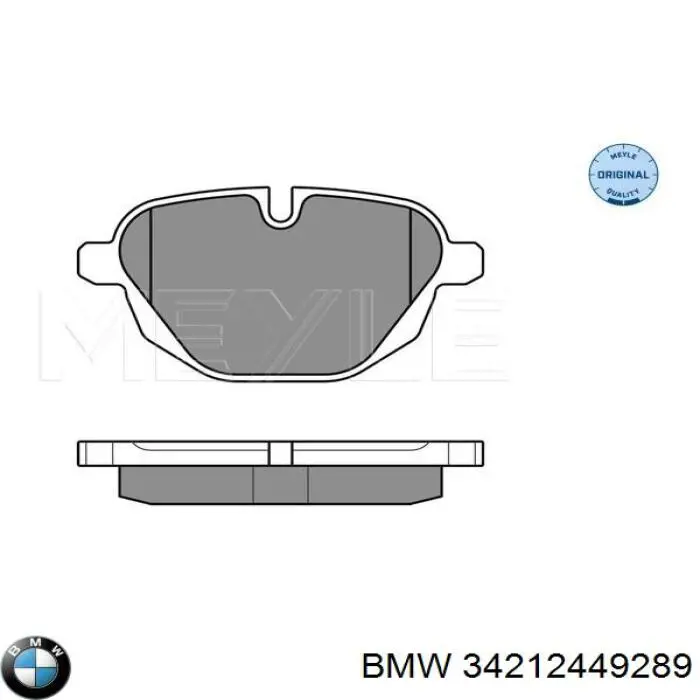 Колодки дисковые  BMW 34212449289 цена, от 135.06 USD