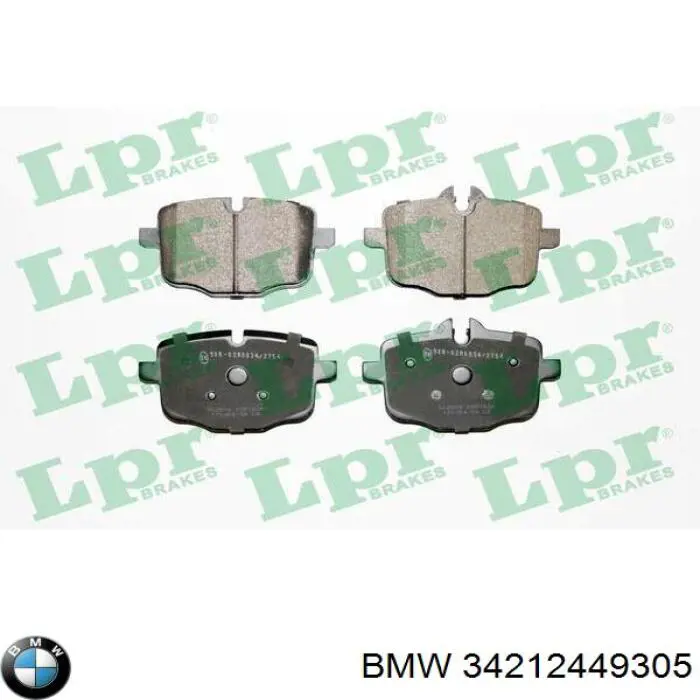 34212449305 BMW Колодки тормозные дисковые комплект