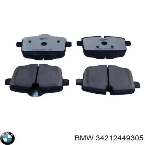Купить 34212449305 BMW Колодки тормозные задние, дисковые