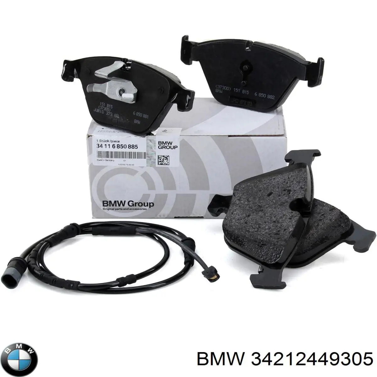 Задние дисковые колодки BMW 34212449305