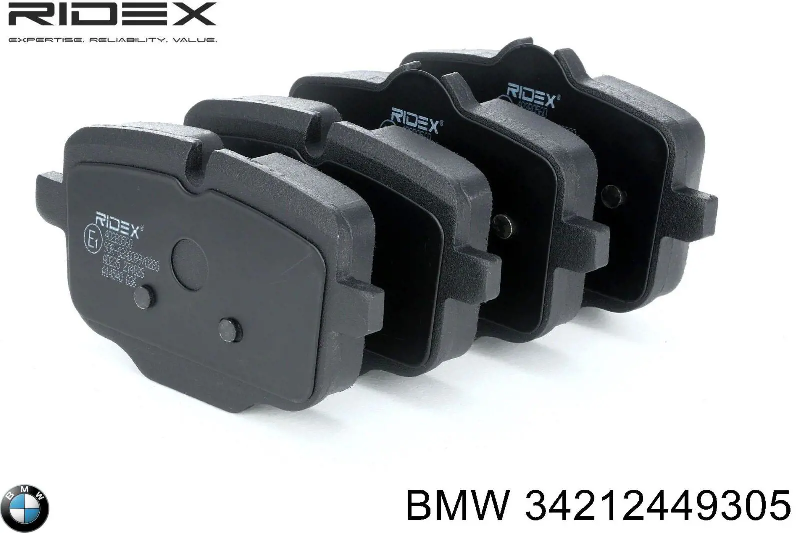 34212449305 BMW Колодки тормозные дисковые комплект