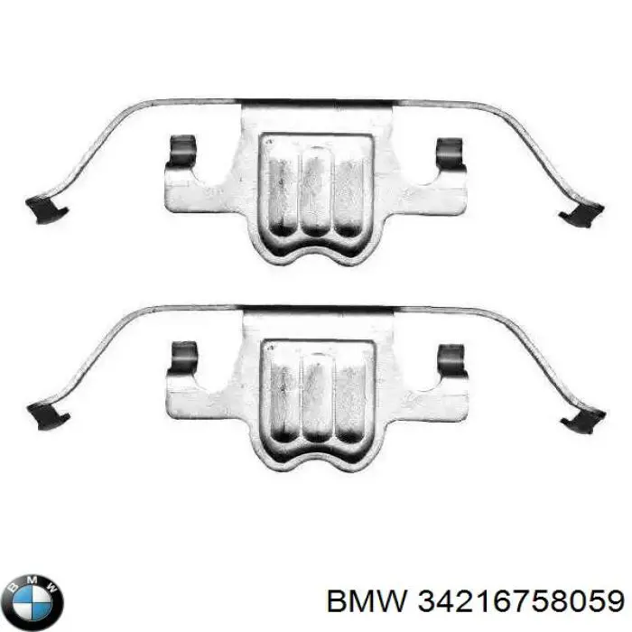 34216758059 BMW kit de reparação das sapatas do freio