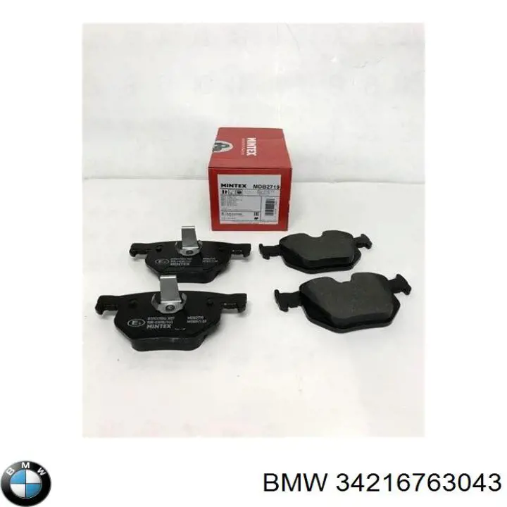 Задние тормозные колодки 34216763043 BMW