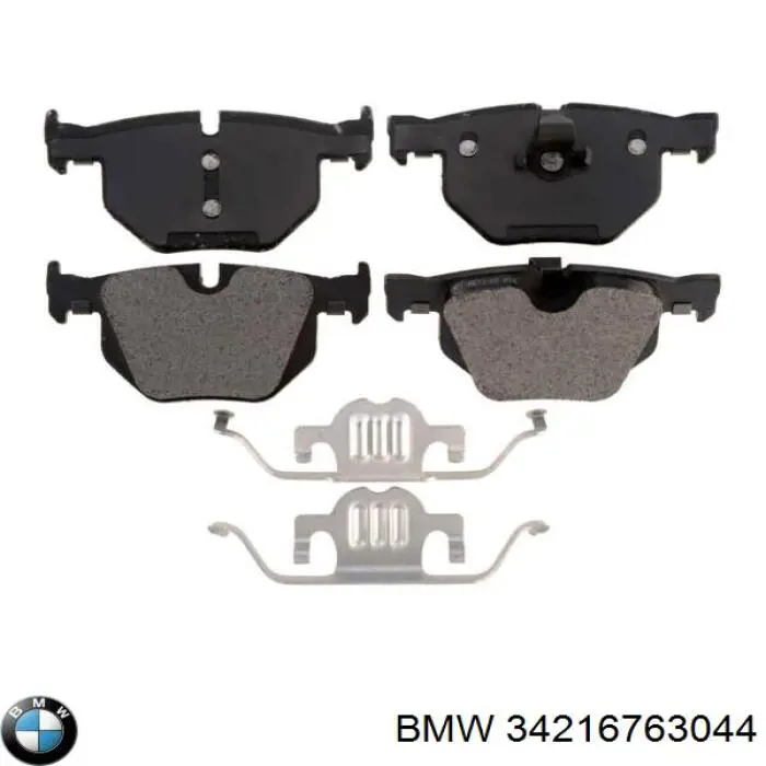 34216763044 BMW колодки тормозные задние дисковые