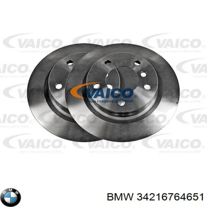 Задний дисковый тормоз BMW 34216764651