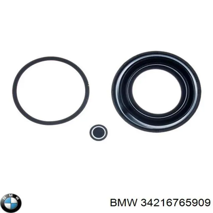 34216765909 BMW Тормозной суппорт задний левый