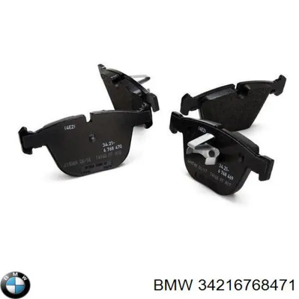 Pastillas de freno traseras 34216768471 BMW