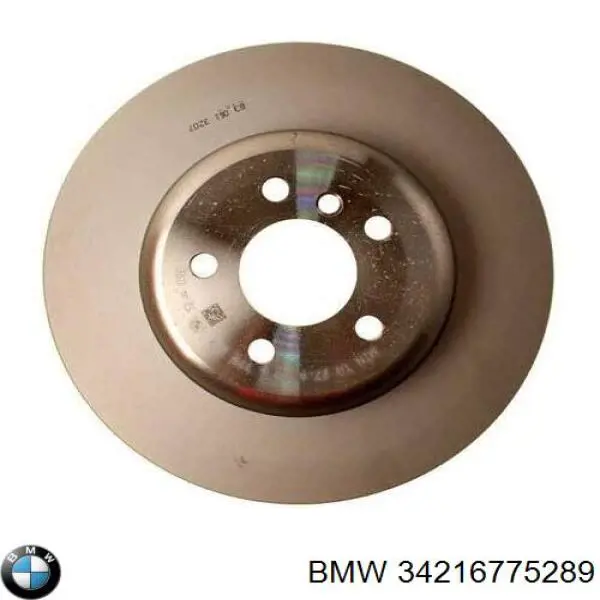 34216775289 BMW диск тормозной задний