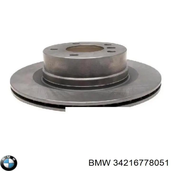 Купить 34216778051 BMW Диск тормозной задний