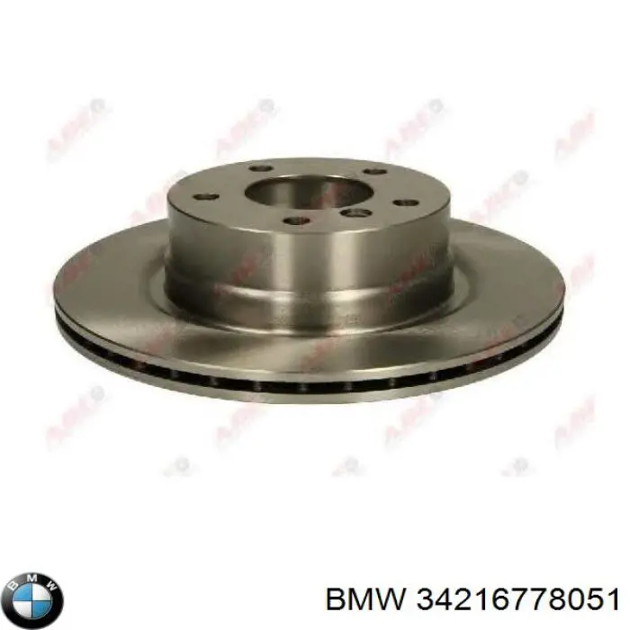 Задний тормозной диск BMW 34216778051 цена, от 72.45 USD