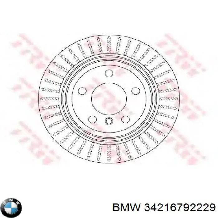 34216792229 BMW Дисковый тормоз