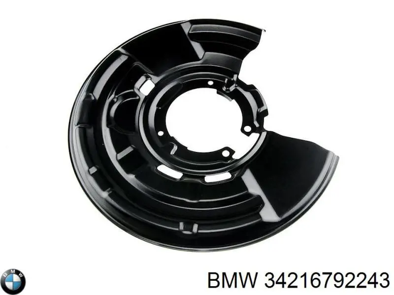 Щиток тормозного диска заднего левый BMW 34216792243 цена, от 18.18 USD