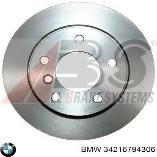 Задний тормозной диск BMW 34216794306 цена, от 24.99 USD