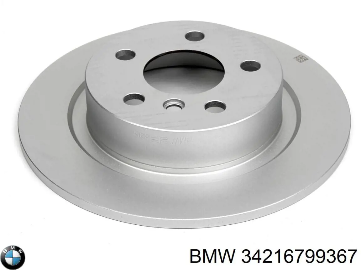 34216799367 BMW диск тормозной задний