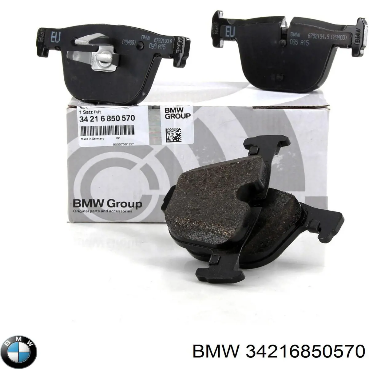 Колодки гальмові задні, дискові 34216850570 BMW