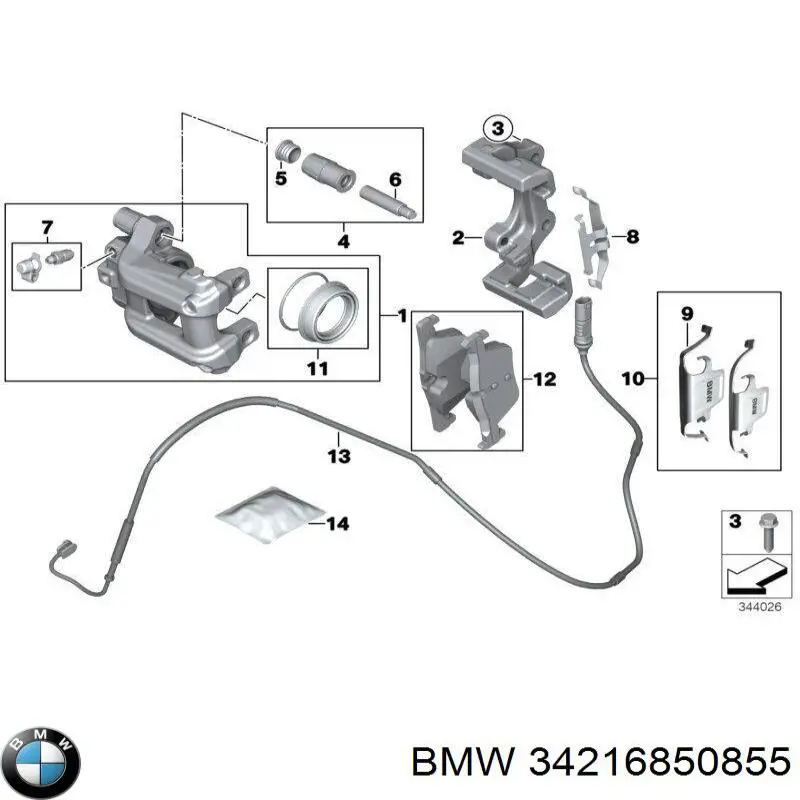 34216850855 BMW 