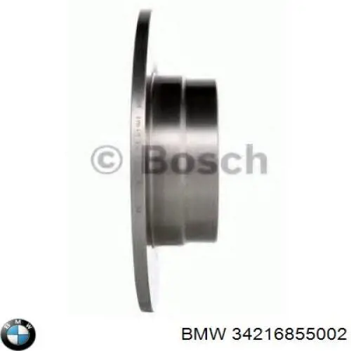34216855002 BMW диск тормозной задний