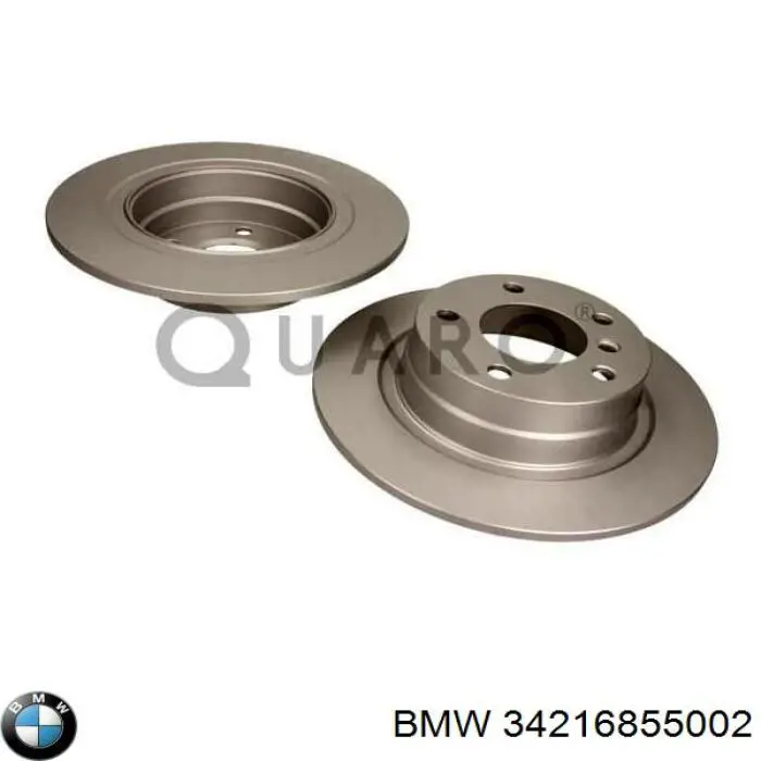Disco do freio traseiro BMW 34216855002 preço, a partir de 50,65 USD
