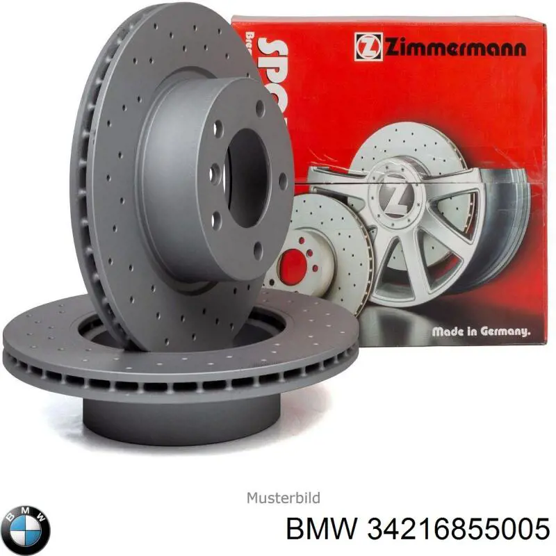 Задний тормозной диск BMW 34216855005 цена, от 110.35 USD
