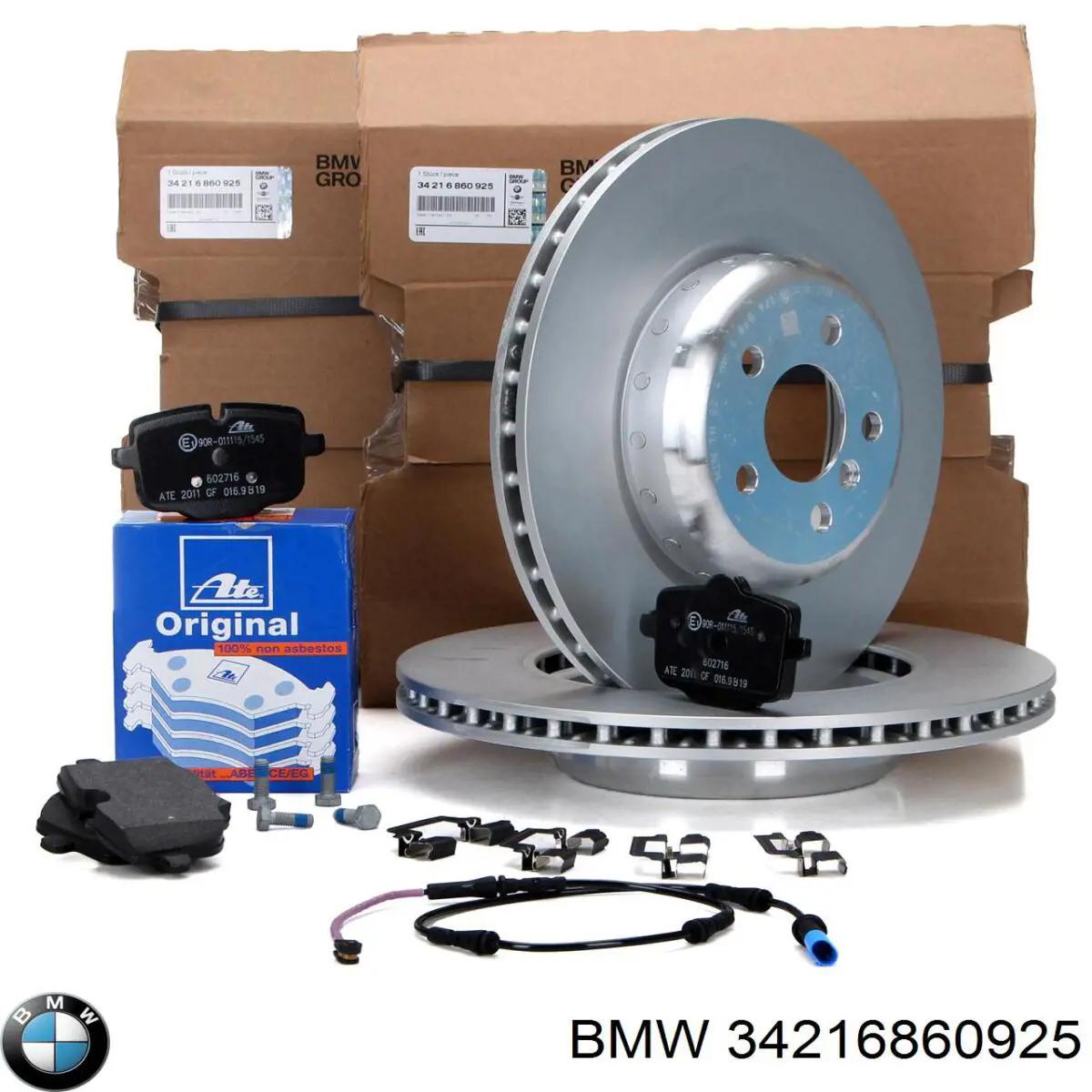 Купить 34216860925 BMW Диск тормозной задний