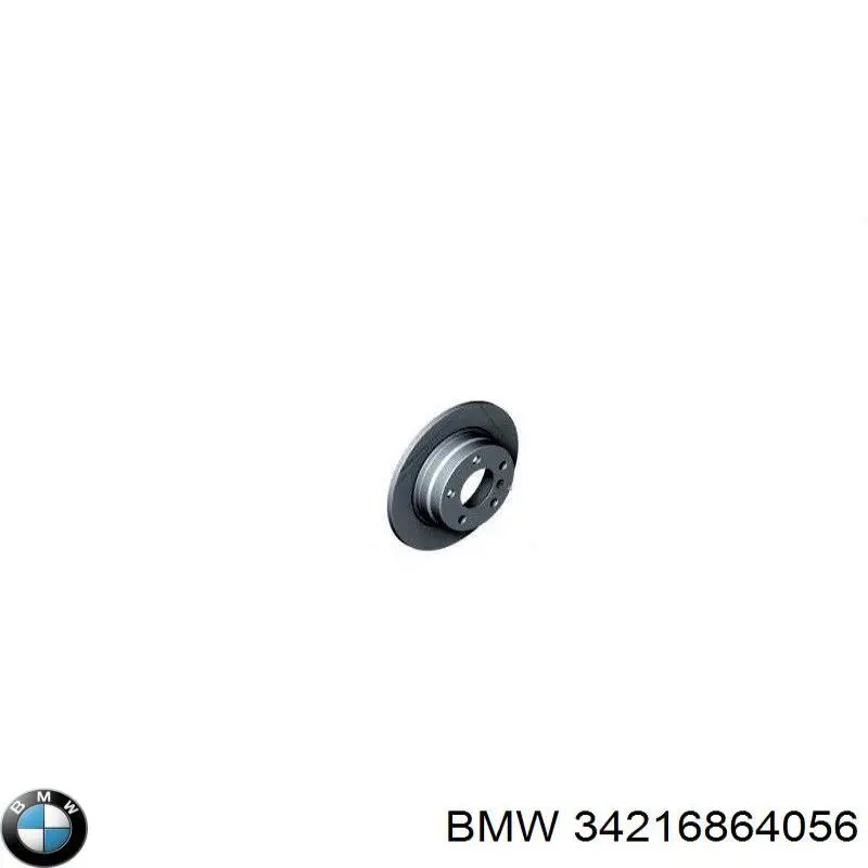 34216864056 BMW диск тормозной задний