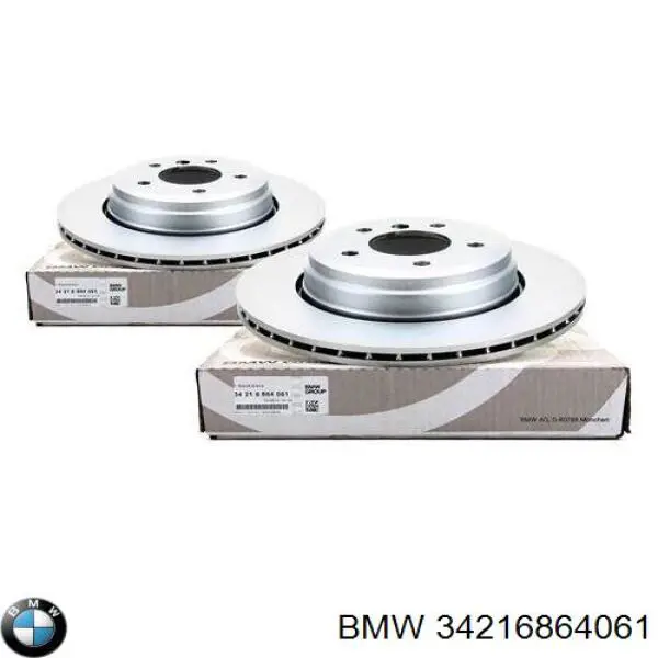 Disco de freno trasero 34216864061 BMW