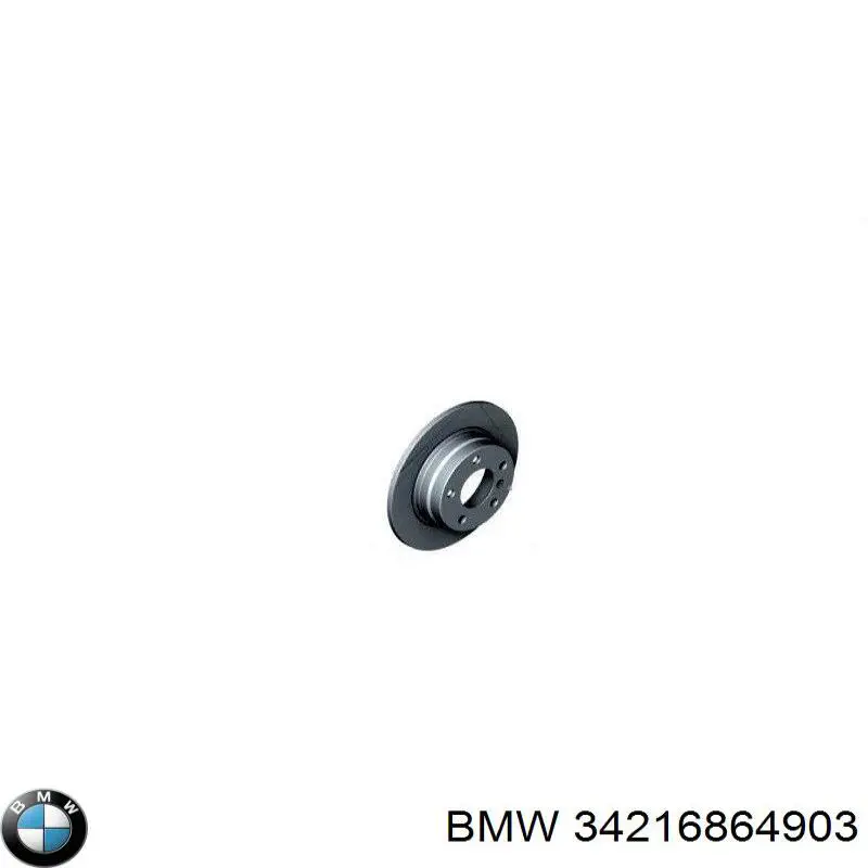 Купить 34216864903 BMW Диск тормозной задний