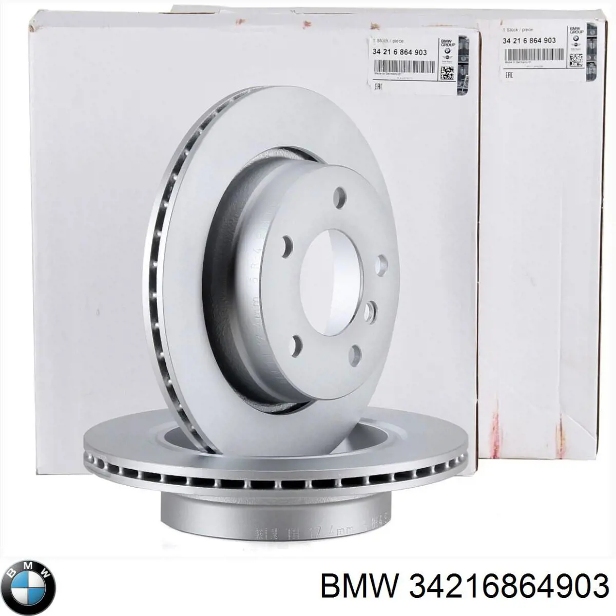 34216864903 BMW диск тормозной задний