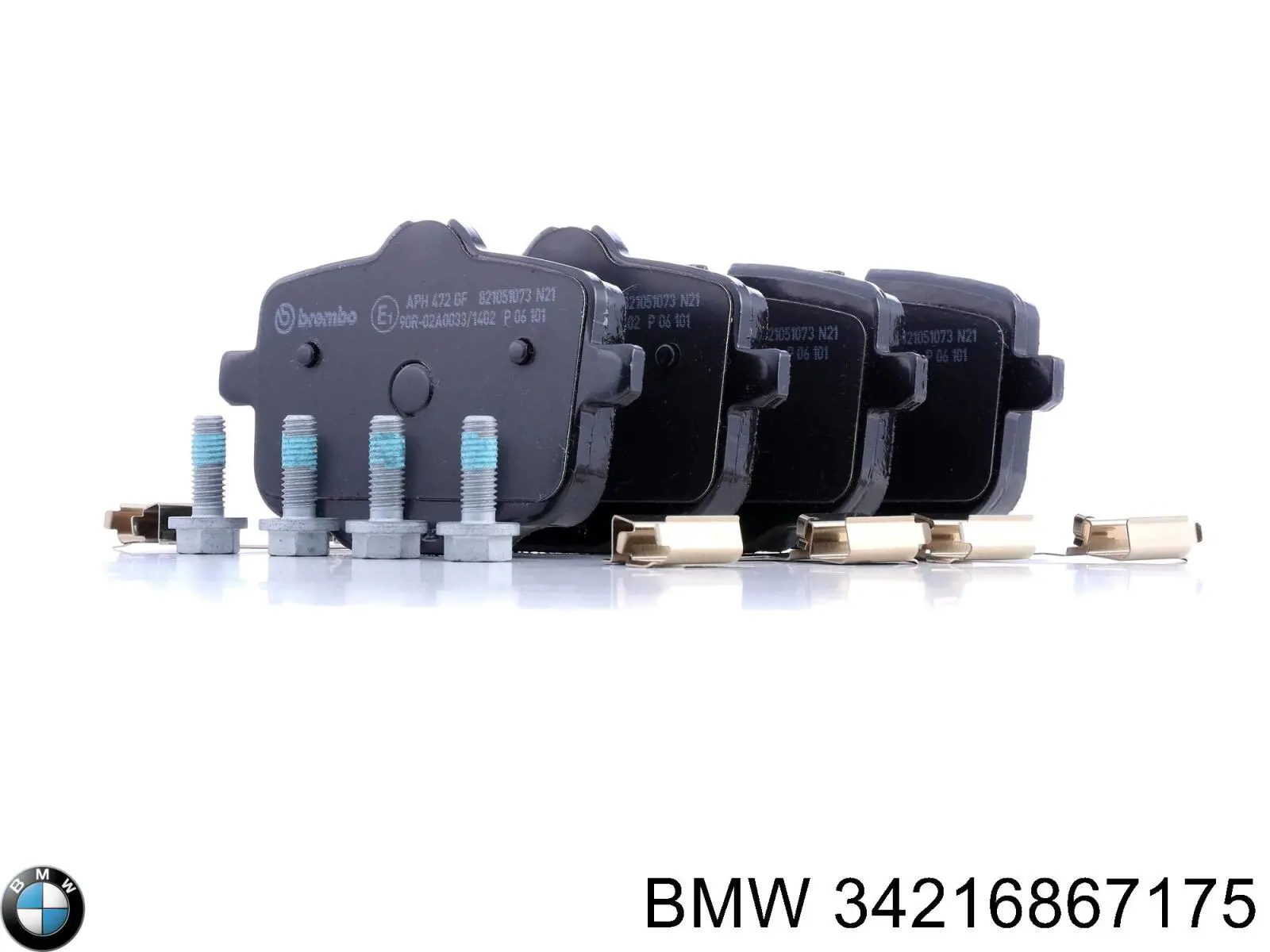 Sapatas do freio traseiras de disco BMW 34216867175 preço, a partir de 85,90 USD