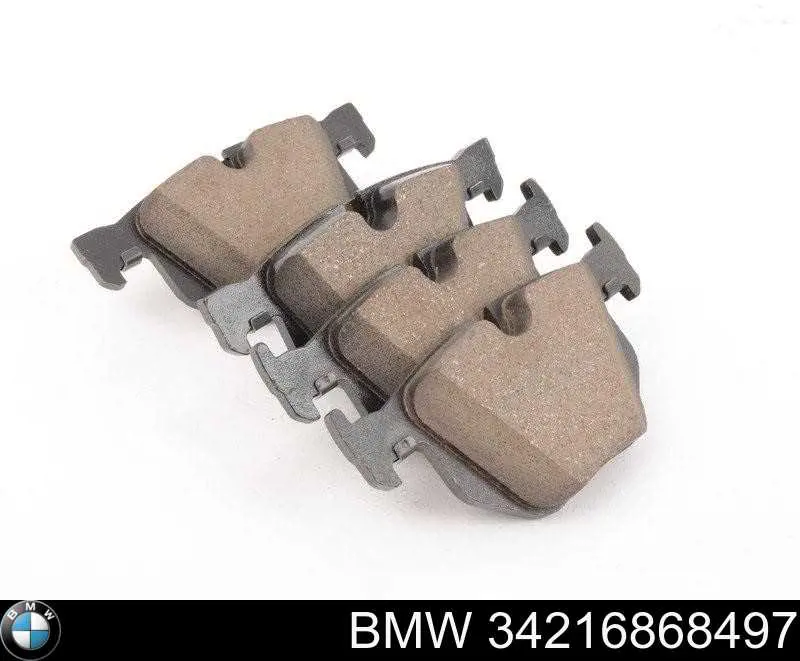 34216868497 BMW колодки тормозные задние дисковые