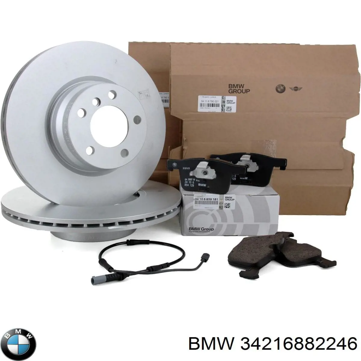 Задний дисковый тормоз BMW 34216882246