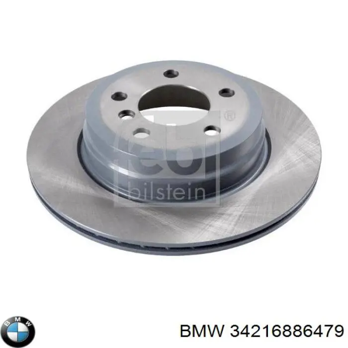 Купить 34216886479 BMW Диск тормозной задний
