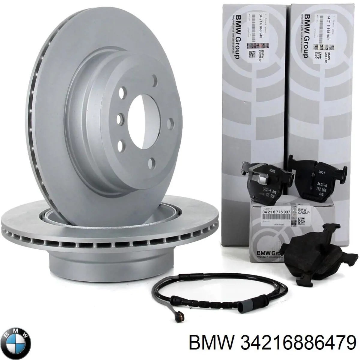 Купить 34216886479 BMW Диск тормозной задний