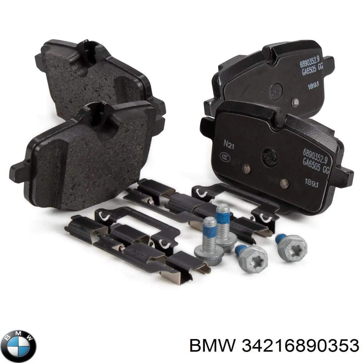 34216890353 BMW Sapatas do freio traseiras de disco