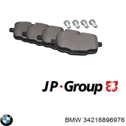 Задние дисковые колодки BMW 34216896976