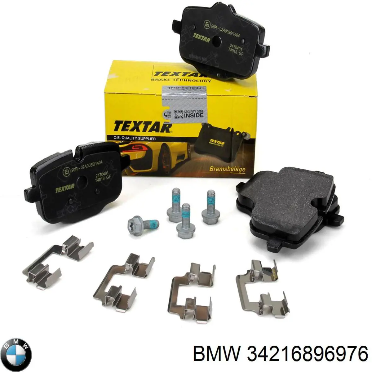 Купить 34216896976 BMW Колодки тормозные задние, дисковые