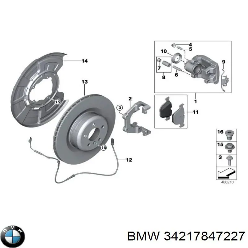 34217847227 BMW 