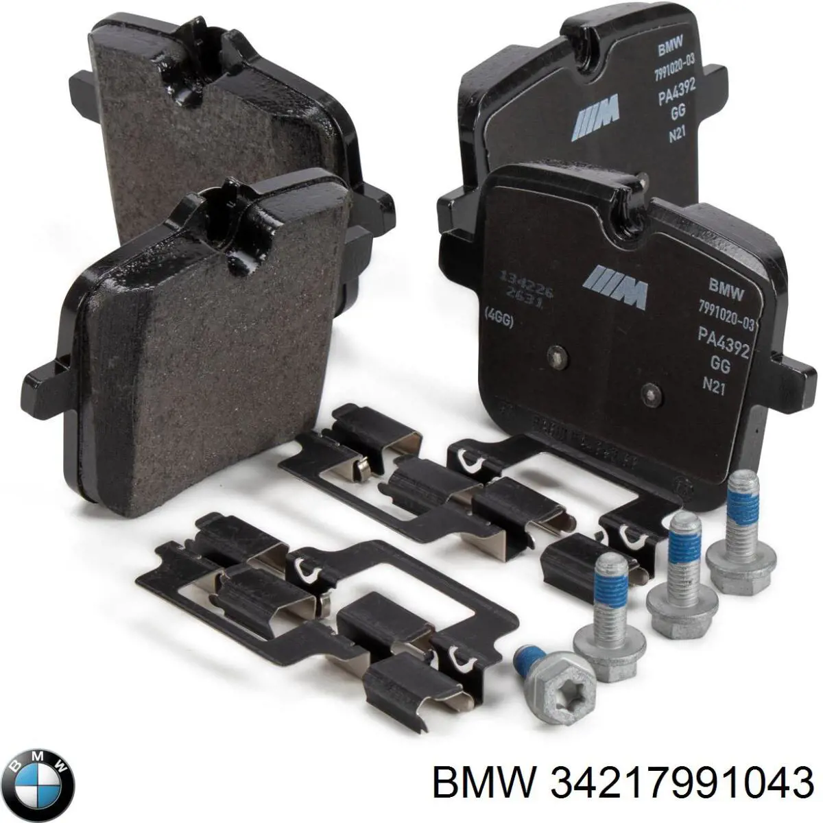 Задние тормозные колодки 34217991043 BMW