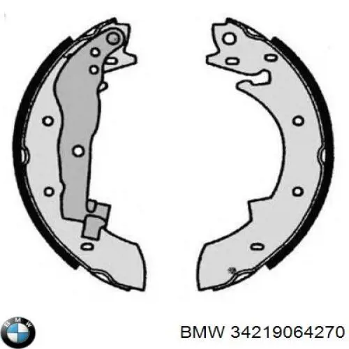 34219064270 BMW Барабанные тормозные колодки