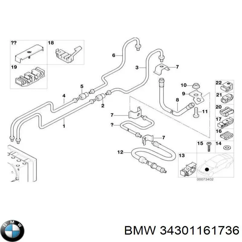 34301161736 BMW 