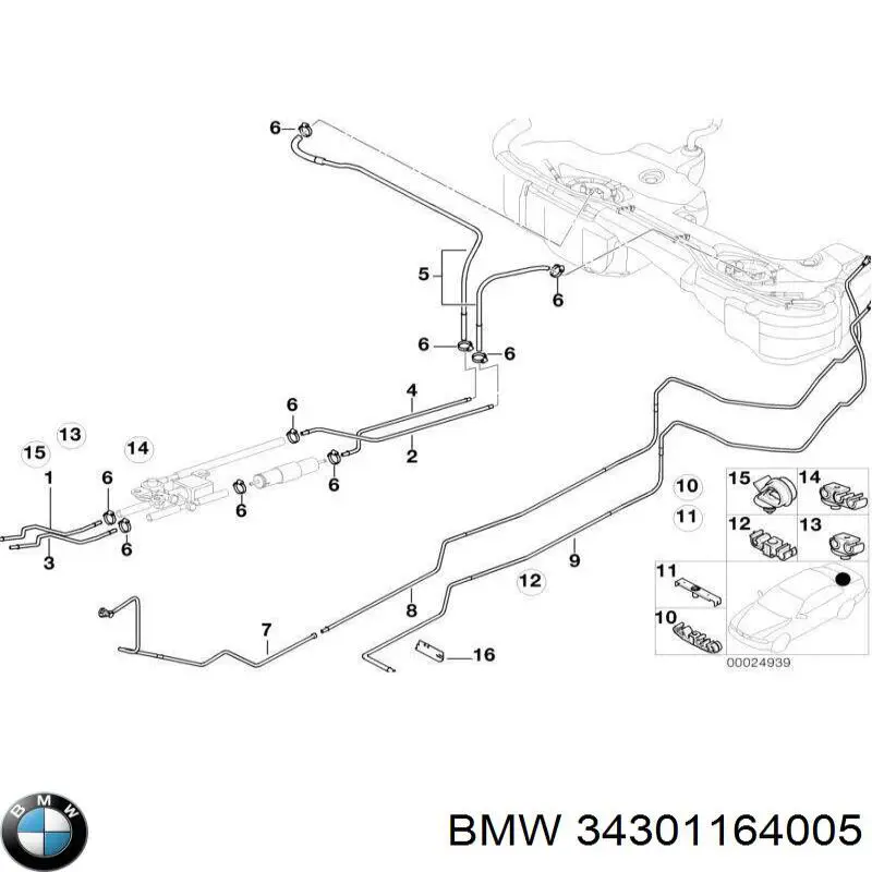  BMW 34301164005 цена, от 1.96 USD