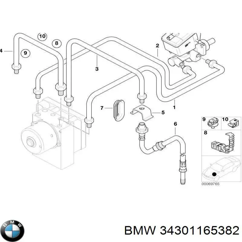 Купить 34301165382 BMW 