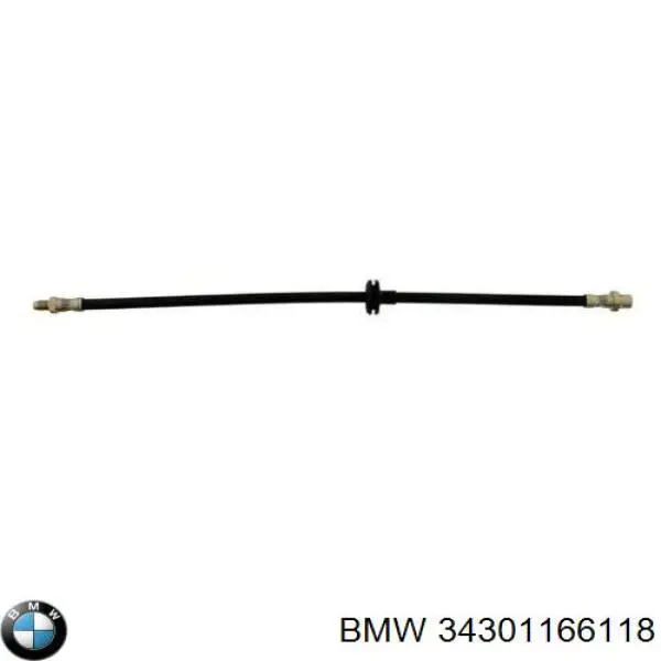 34301166118 BMW Mangueira do freio dianteira