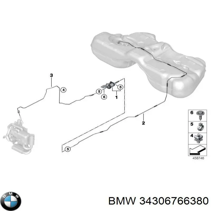 Радиатор кондиционера BMW 34306766380