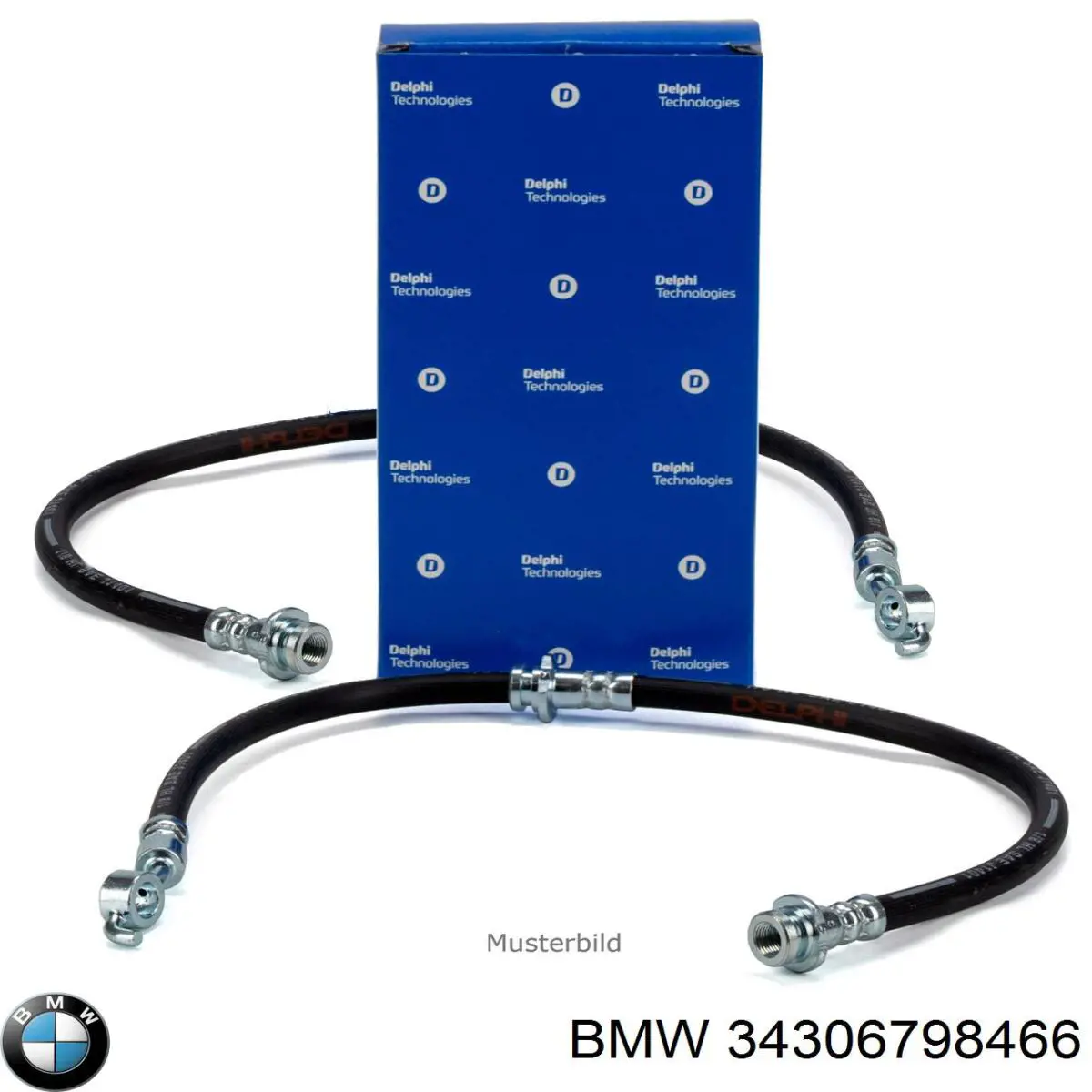 Купить 34306798466 BMW Задний тормозной шланг