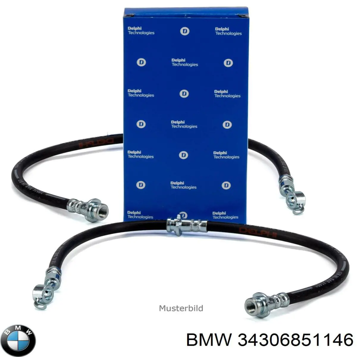 Шланг тормозной передний TRW PHB2083 цена, от 18.83 USD