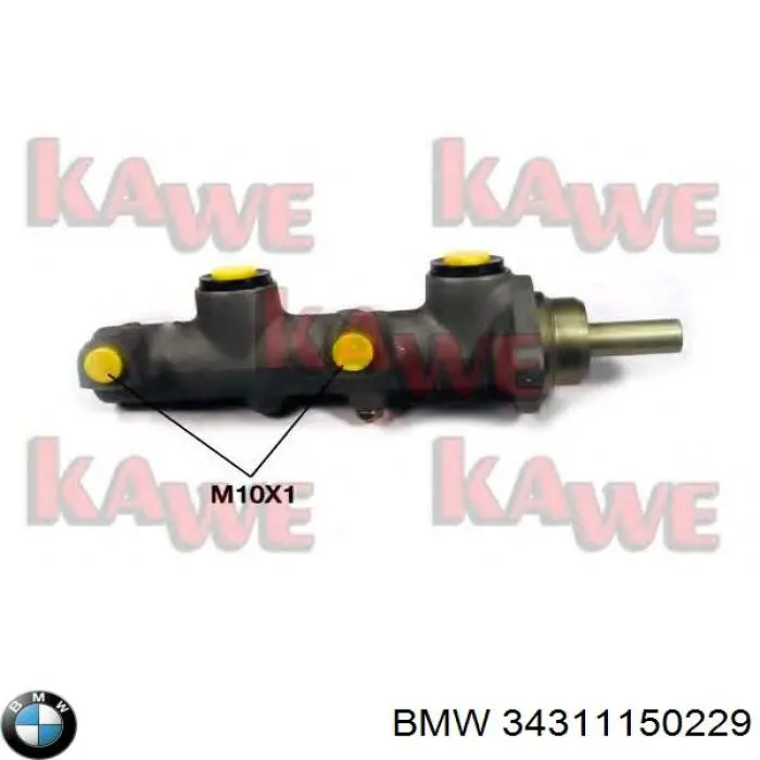 Цилиндр главный тормоза (гидротормозов) BMW 34311153916 цена, от 69.68 USD