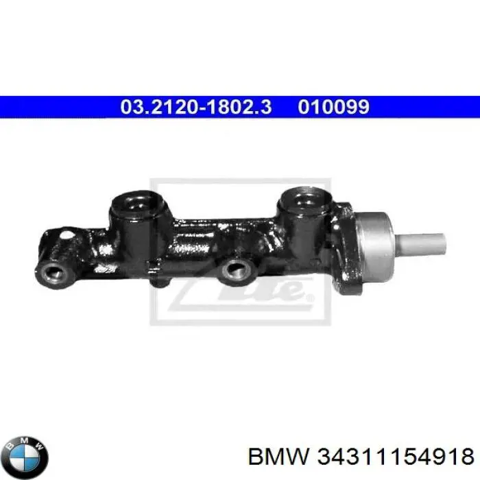 34311154918 BMW Цилиндр тормозной, главный