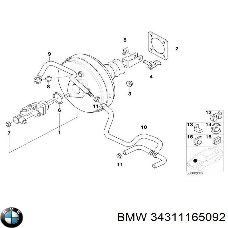34311165092 BMW 