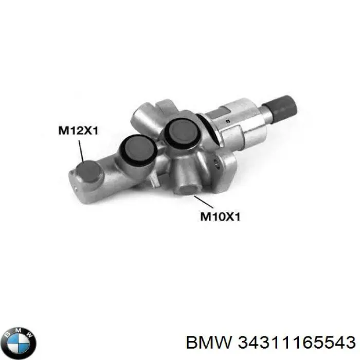 Compre 34311165543 BMW Cilindro mestre do freio